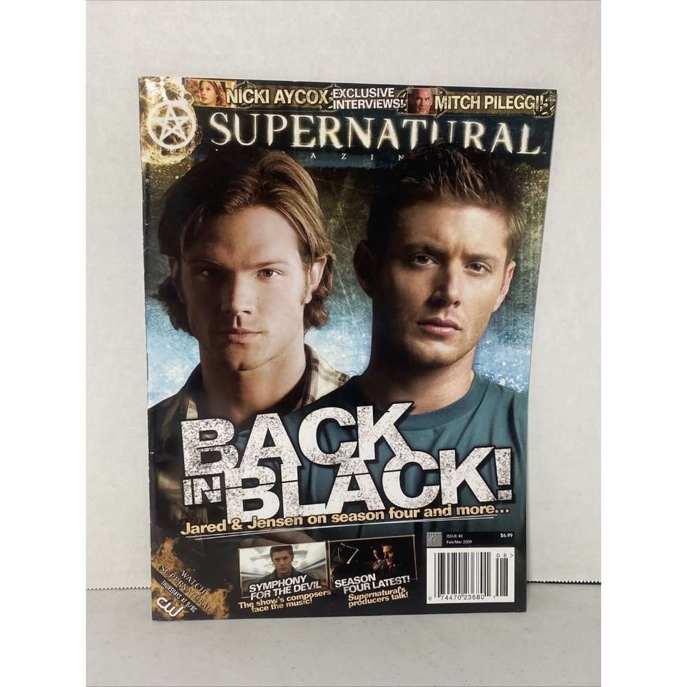 Supernatural Magazine  - Issue 8 February March 2009 Back In Black
